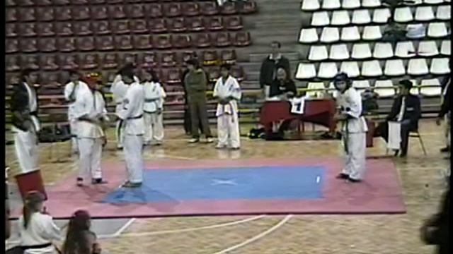 Karate Kyokushin Tournament 25 april 2009 12 - 14 years Matias Espinoza смотреть онлайн