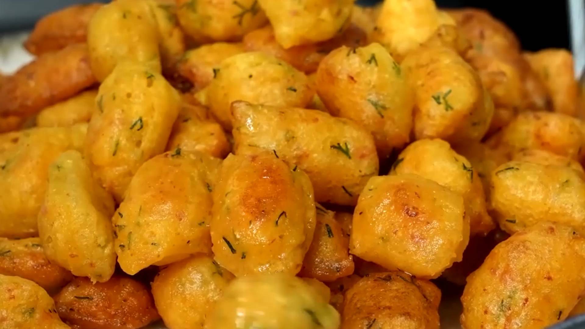 Картофельные снеки со сливочным соусом смотреть онлайн