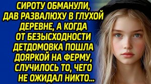 Сироту обманули, дав развалюху в глухой деревне, а когда от безысходности детдомовка пошла дояркой..