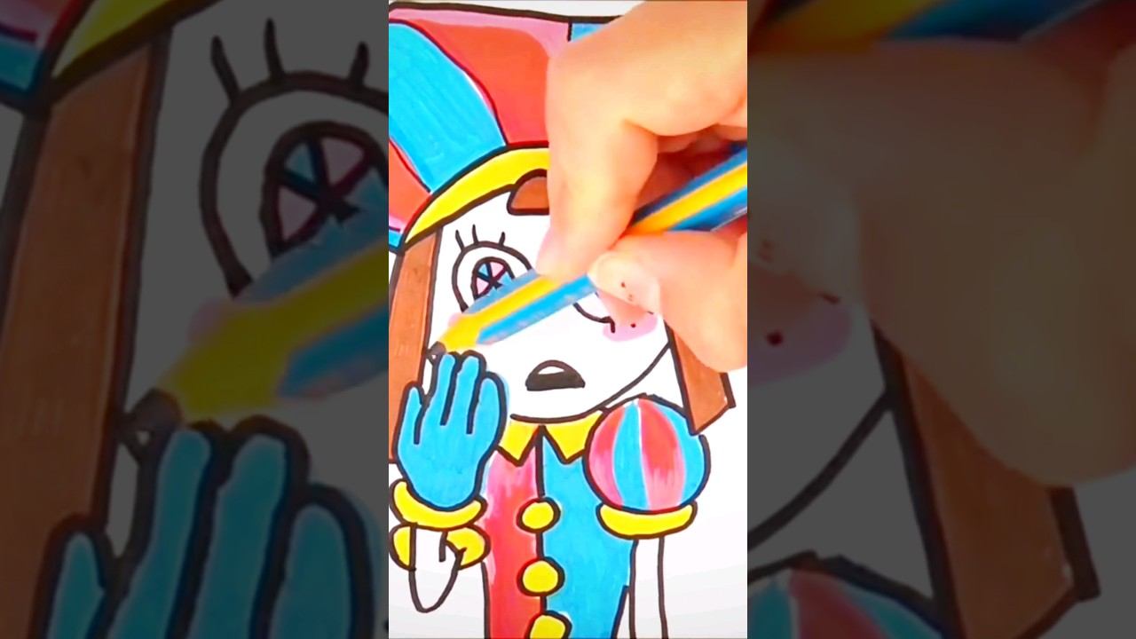 Baby Pomni /the amazing digital circus #drawing #digitalcircus смотреть онлайн