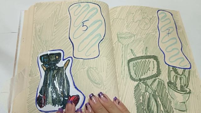 ASMR распаковка бумажных сюрпризов СКИБИДИ ТУАЛЕТ!!! смотреть онлайн