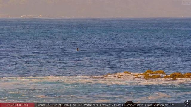 Mar 25, 2024: Fun Swell & Big Wave Surfing at Historic Waimea Bay, North Shore of Oahu смотреть онлайн