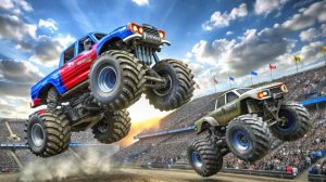 ВИДЕО! Самые безумные прыжки Monster Trucks 2025: вы такого еще не видели!