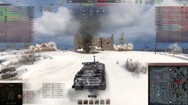 Бой на самой слабой пт-10 на бронебойных. AMX 50 Foch B. смотреть онлайн