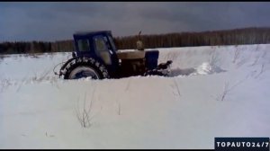 Трактор Т-40 На Бездорожье