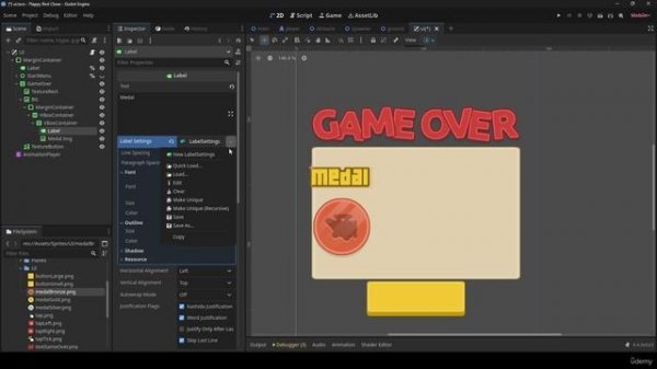 11 -Create Game Over UI