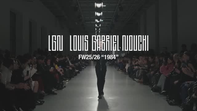 Показ мужской коллекции LGN (Louis Gabriel Nouchi) осень-зима 2025-26 тема "1984"