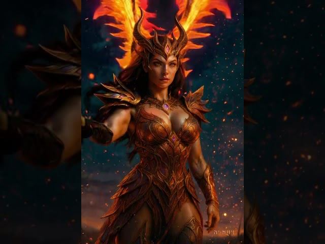 “Fire-Winged Warrior Queen -Epic Fantasy Battle” смотреть онлайн