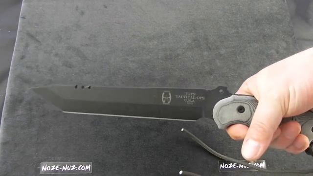 TPAN9 TOPS ANACONDA WOODMASTER TANTO BLADE