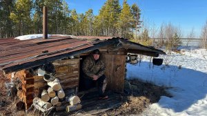 ИЗБА В ТАЙГЕ ,СПАСЛА НЕ ОДНУ ЖИЗНЬ