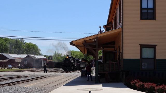 EBT Mikado 16 - Rockhill Depot - East Broad Top - May 26, 2023 (4K) смотреть онлайн