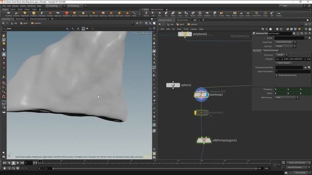 Stylized Rock Generator HDA with Houdini смотреть онлайн