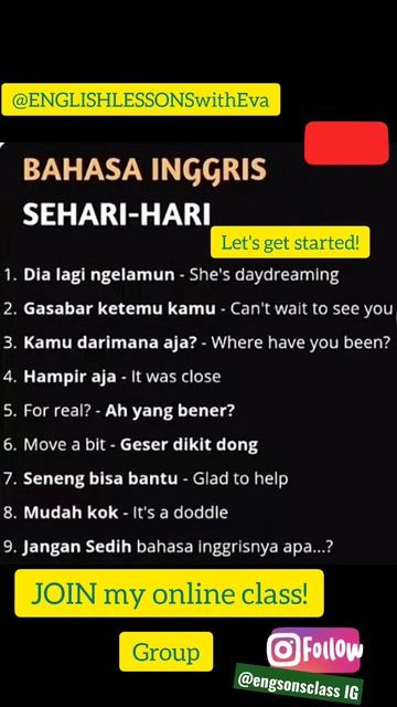 bahasa Inggris keseharian #youtubeshorts #learning #speaking смотреть онлайн