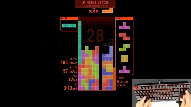 (HANDCAM) TETR.IO 40 Line Sprint - 18.143 смотреть онлайн