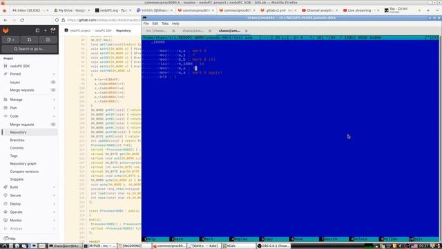 [LIVE] 2024 Ep.5 - Counting emulation cycles in Pseudo-86RK to run it in CI/CD (C++ coding on Linux смотреть онлайн