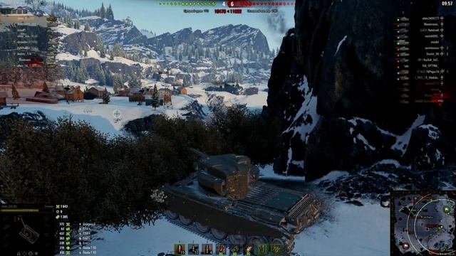 FV4004 Conway снайпер в сарае ! перки!оборудование!бой на мастера!!! World Of Tanks...