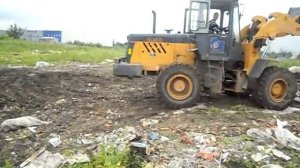 уборка бытового мусора фронтальный китаец