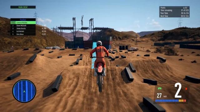 Monster Energy Supercross:The Official Videogame 3 - Cameron McAdoo - Gameplay (ПК) смотреть онлайн