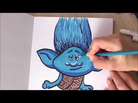 How to Draw Branch | Trolls смотреть онлайн