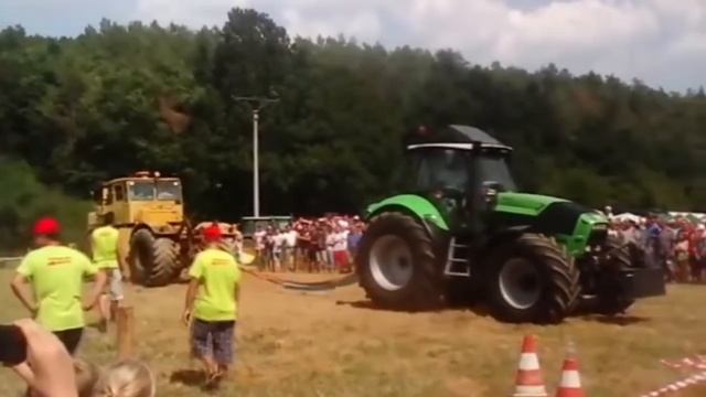 Советский трактор K 700 КИРОВЕЦ против всех ч2  Soviet tractor K 700 KIROVETS against all