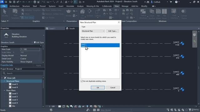 1.3. Создание уровней в Revit смотреть онлайн
