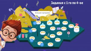 Большая сортировка задания с 1 по 4,Учи ру программирование