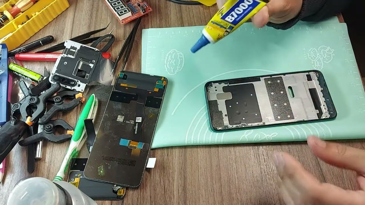 Замена дисплея на телефоне Honor 9x (STK-LX1) смотреть онлайн