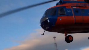 Красивый взлет Ми-8 / Beautiful takeoff of the Mi-8