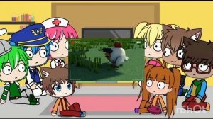 Реакция Робокара Поли и Барбоскеных на видео про чиген ган