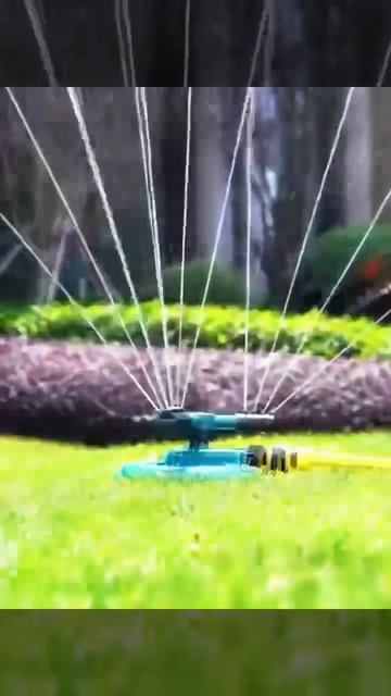 spray nozzle automatic sprinkler lawn garden spray watering ground cooling 360-degree rotation смотреть онлайн