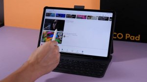 Первый планшет POCO PAD и его аксессуары. Краткий обзор