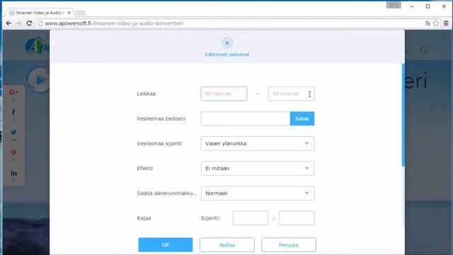 Miten käyttää ilmaista verkkopohjaista Apowersoft Ilmainen Video ja Audio Konvertteri смотреть онлайн