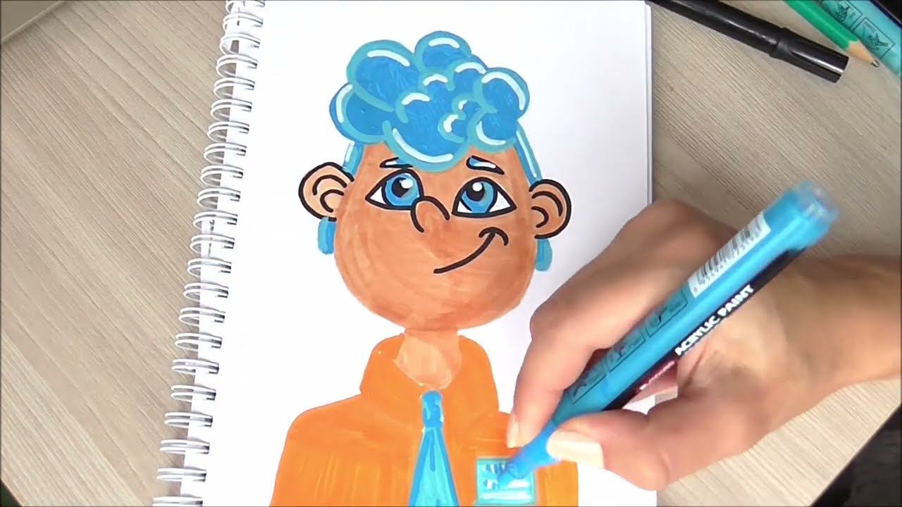 Drawing WADE as a Human (Elemental) смотреть онлайн