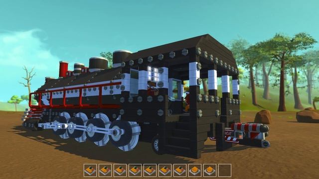 НАСТОЯЩИЙ ПАРОВОЗ (/°(ｴ)°)/ ► Scrap Mechanic смотреть онлайн