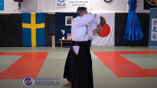 19 Aikido Gyaku Hanmi Shihonage, Shishiya Sensei Sundsvall 2023