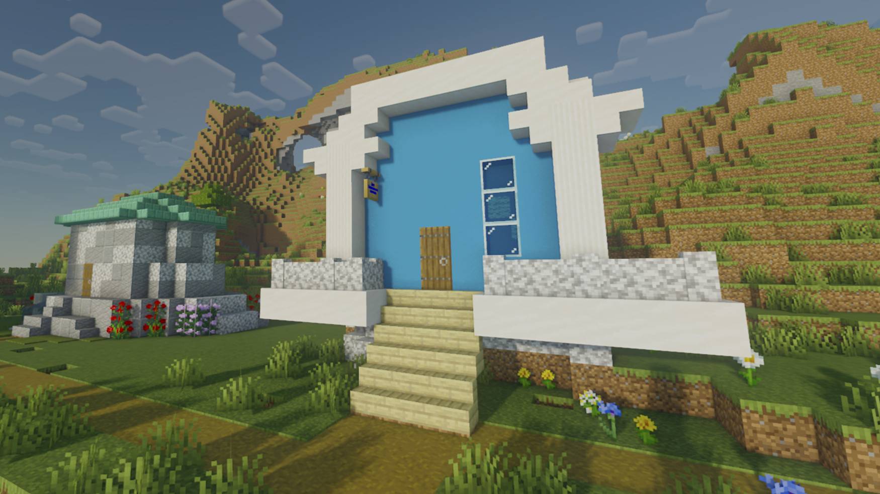 Классицизм, модерн, капром на примере Смешариков. Архитектура в Майнкрафт.