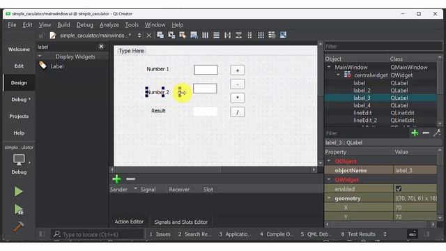 QT C++ Tutorial | Simple calculator смотреть онлайн