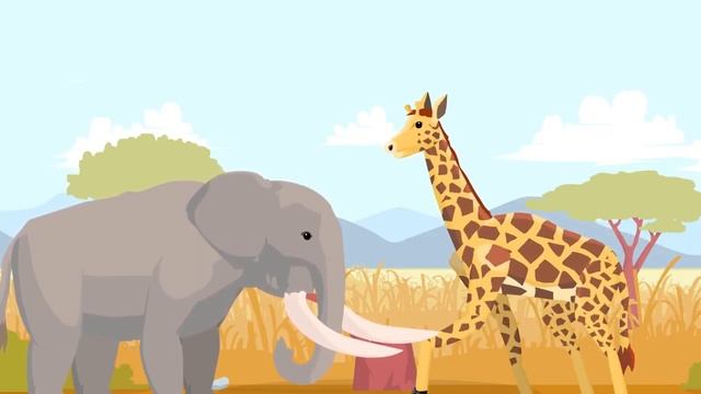 Elephant Vs Giraffe | Animal Tournament [S1] | Animal Animation