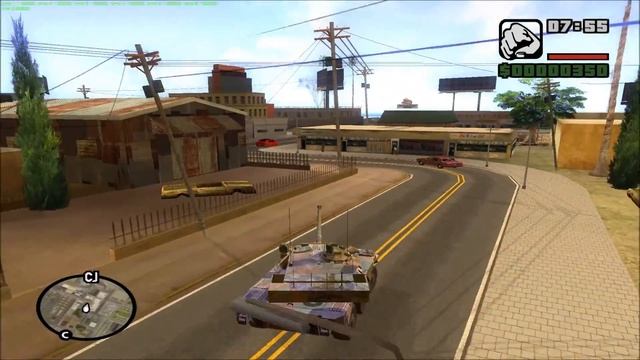 GTA San Andreas Mod Showcase #030 AMX-10RC Tank смотреть онлайн