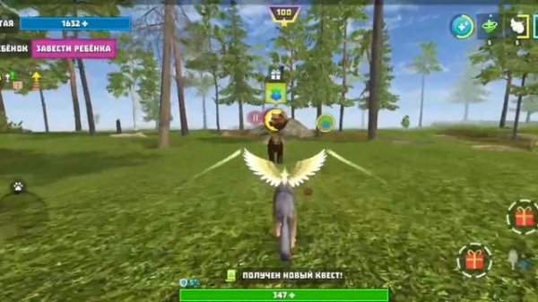 Выполняю задания в игре Герой волк Животные против роботов🐺🤖