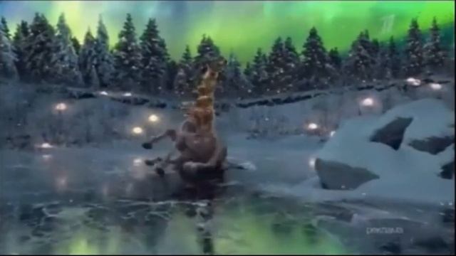 Новогодняя заставка (Первый канал, 2020-2021 жираф #2) смотреть онлайн