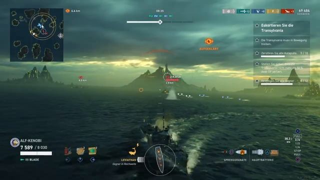 4. Halloween Transylvania BLADE 5 star mission finished World of Warships Legends Alf Kenobi смотреть онлайн