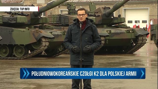 Hyundai Rotem K2 Black Panther Tanks Rolling Through Nord East Poland. Korean Deal Worth $5.8 Bln.