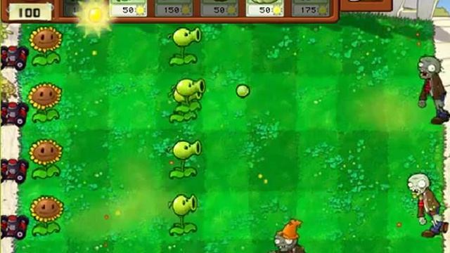 Играю в растение против зомби часть-1 смотреть онлайн