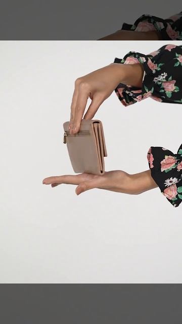 Pink Solid Artificial Leather Wallet смотреть онлайн