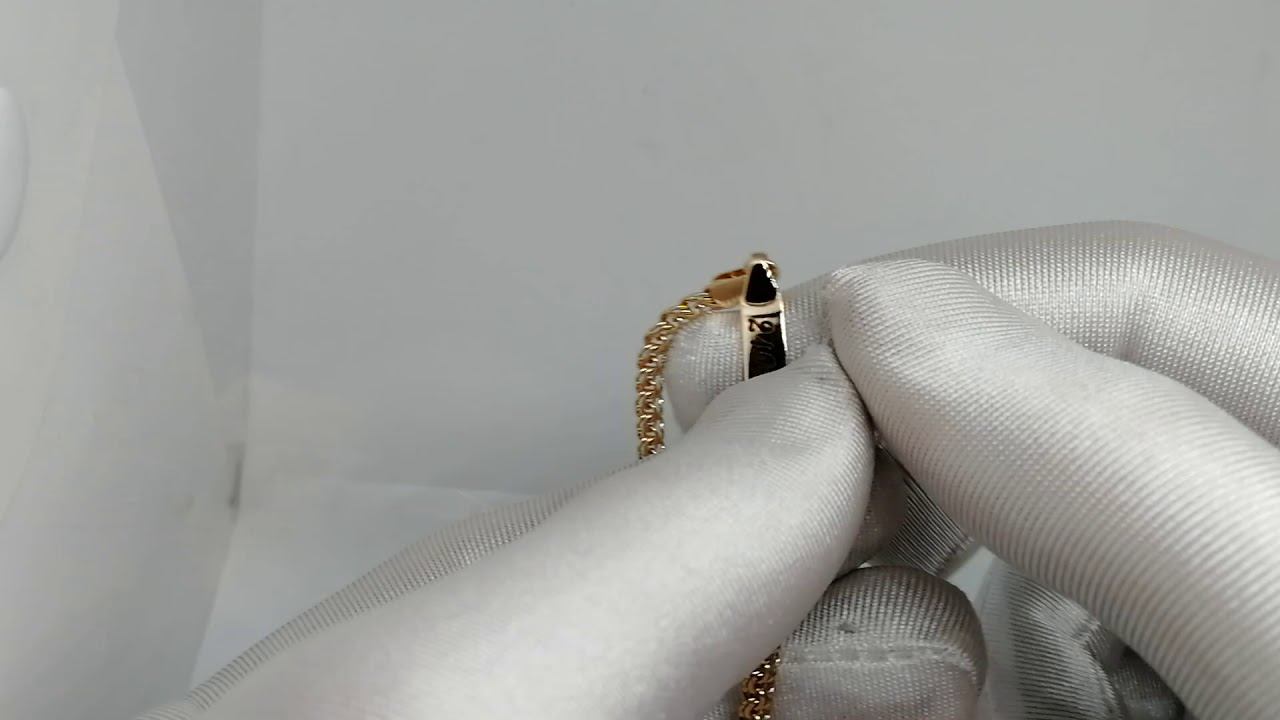 Цепочка бисмарк с гравировкой