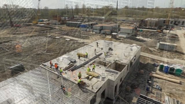 Ход строительства ЖК "Квартал Заречье" (март2025) смотреть онлайн