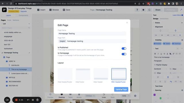 Setting a Page as a Homepage смотреть онлайн