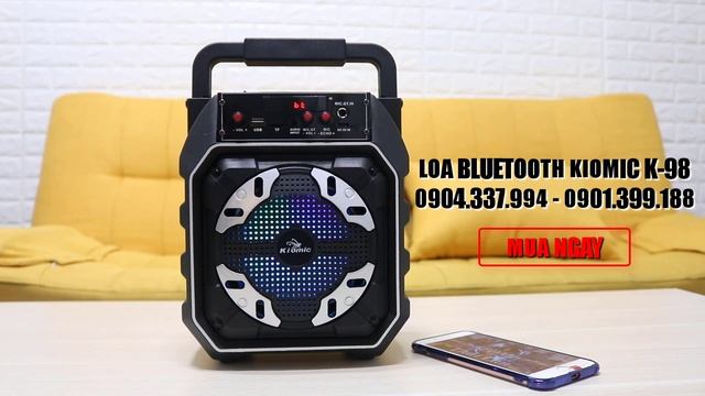 Loa Bluetooth Di Động [ Thế Hệ Mới ] Kiomic K98 - Âm Thanh Ấn Tượng смотреть онлайн
