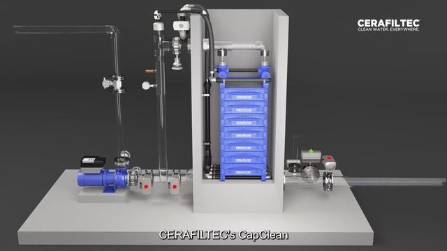 CERAFILTEC Filtration Technology Walkthrough - Ceramic Flat Membrane explained смотреть онлайн